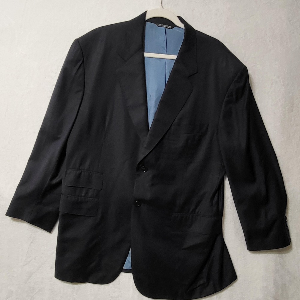Austin Taylor Platinum‎ Blazer Mens 40R Two Button Suit Jacket 2000s Lined